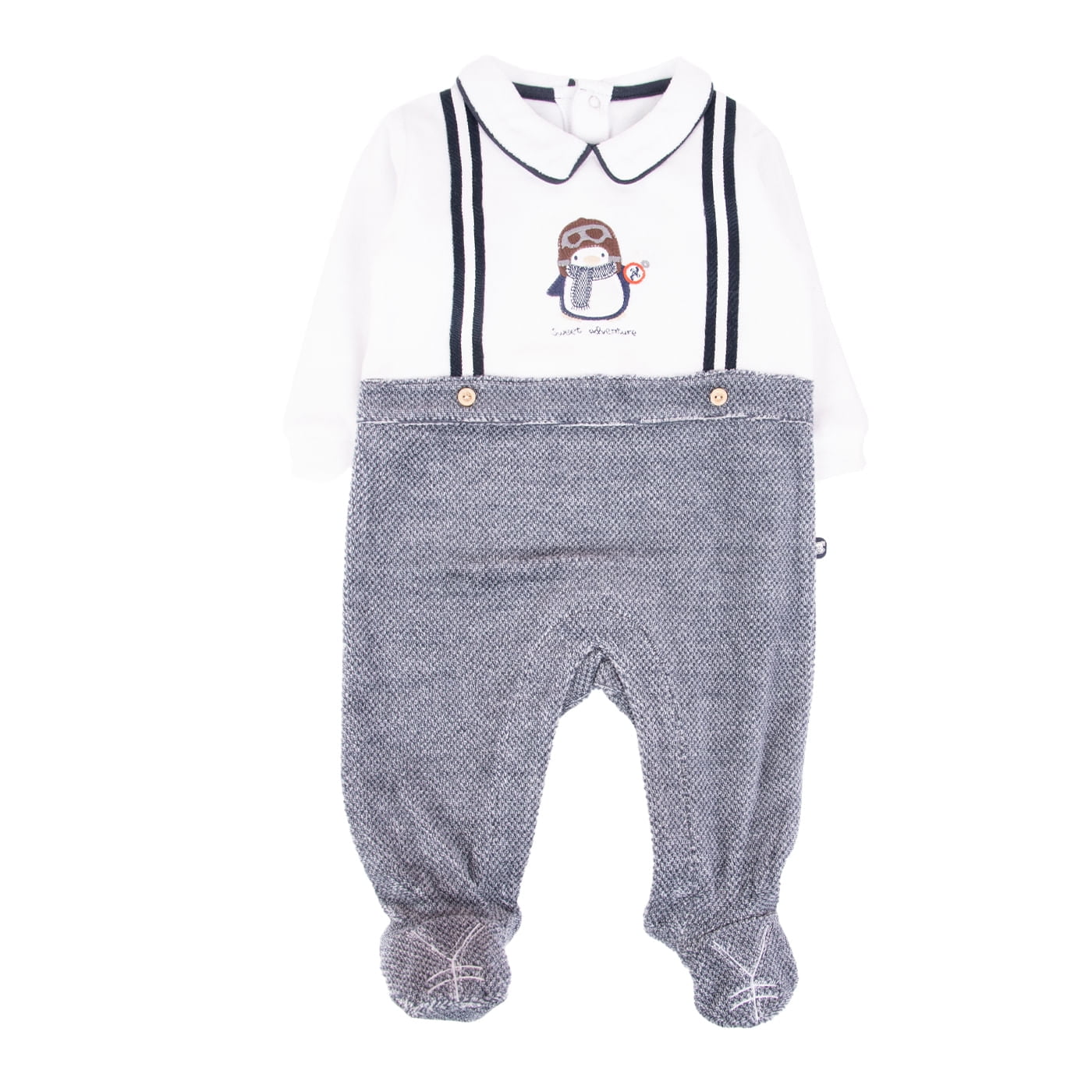 Osito Bebé Niño Azul Pillin