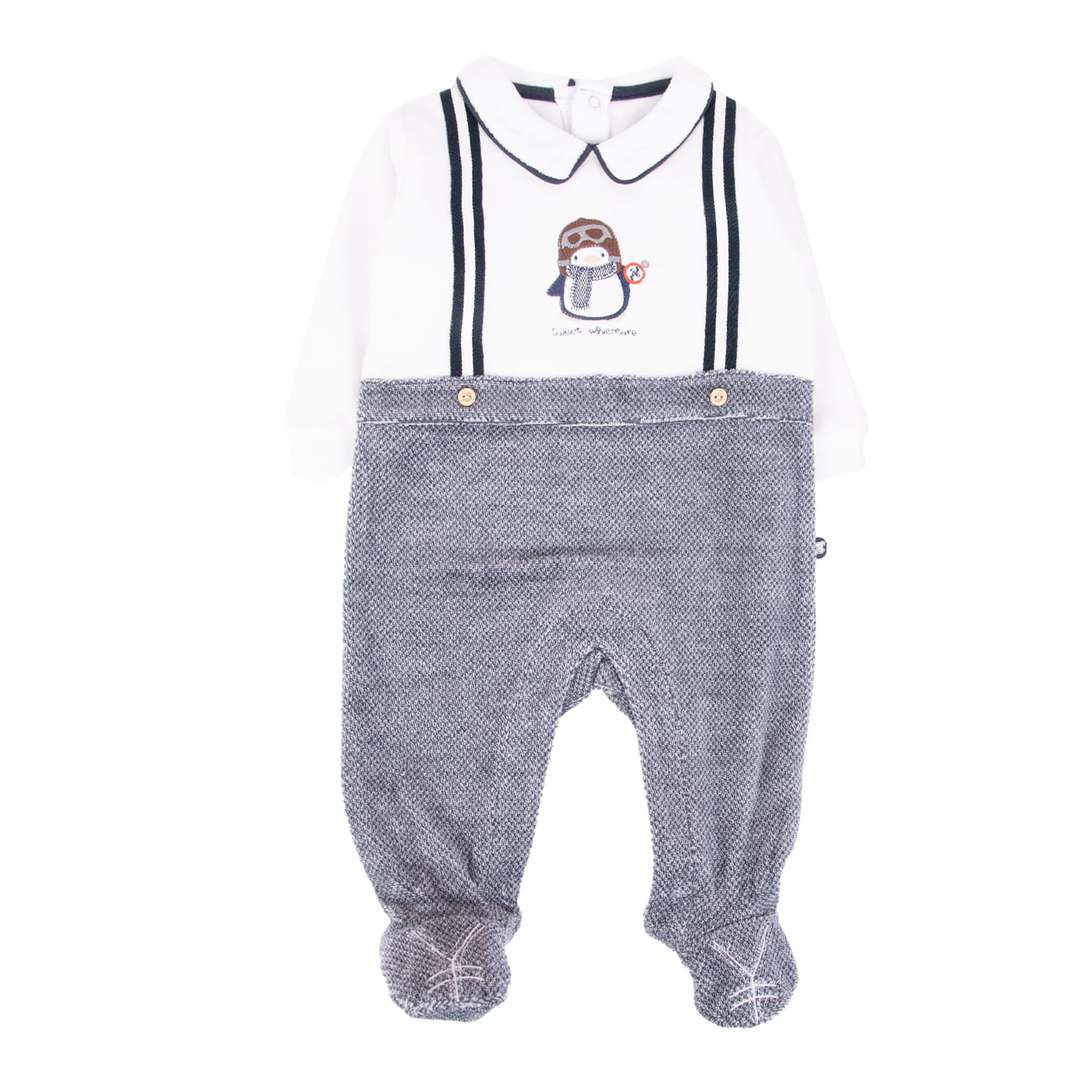 Osito Bebé Niño Azul Pillin