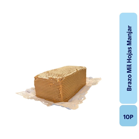 Brazo Mil Hojas Manjar 10P, 1 Un