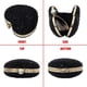 thumbnail image 3 of Lindo Bolso De Mano Con Forma De Corazón Mini Corazón Con Diamantes De Imitación Bolso De Mano De Imitación De Boda, 3 of 6