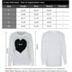 thumbnail image 4 of Suéteres de mujer con corazón en la parte delantera, cuello redondo, manga larga, suéter de punto, 4 of 6