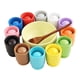 thumbnail image 4 of Bola De Clasificación De Colores Del Arco Iris En Taza Juego De Bolas De Clasificación De Colores De Madera Para Niños, 4 of 5