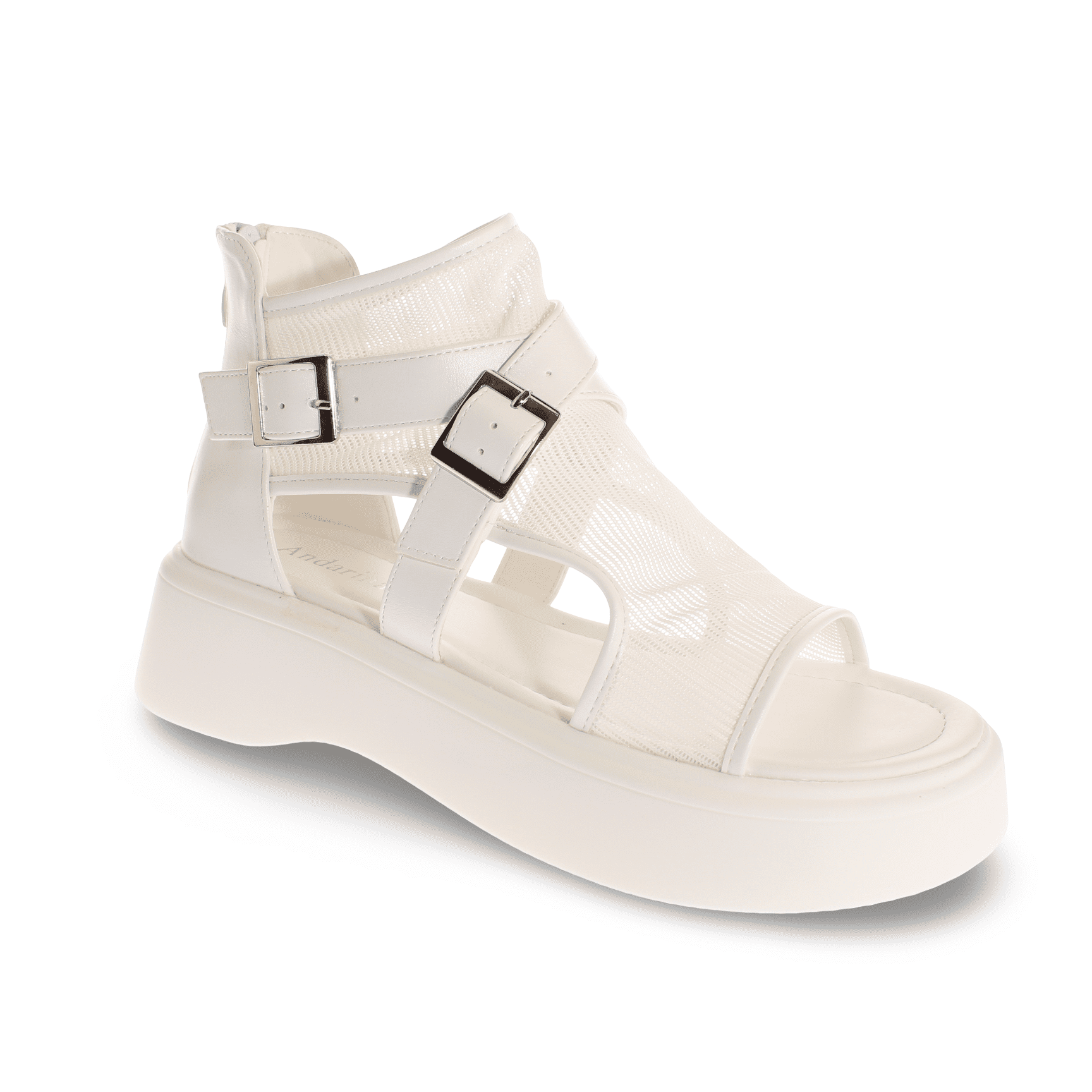 Sandalia Plataforma Blanco Andarina