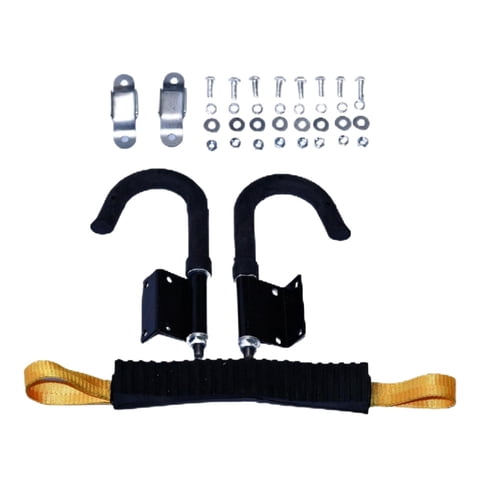 Ioensy - Estabilizadores De Gancho De Escalera Telescópico, Separador, Juego De Gancho De Techo Duradero De Hierro Seguro