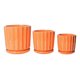 thumbnail image 1 of Set 3 Macetas Decorativas Diseño Canales Verticales AJ, 1 of 3