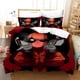 thumbnail image 1 of Dead-pool 3 PCS Comforter Set with 2 Pillowcases,Deadpoo-l Bedding Set Sheet Set for Kids Adults,All Season Lightweight, 1 of 5