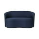 thumbnail image 1 of Sofa Curvo En Lino Azul, 1 of 3