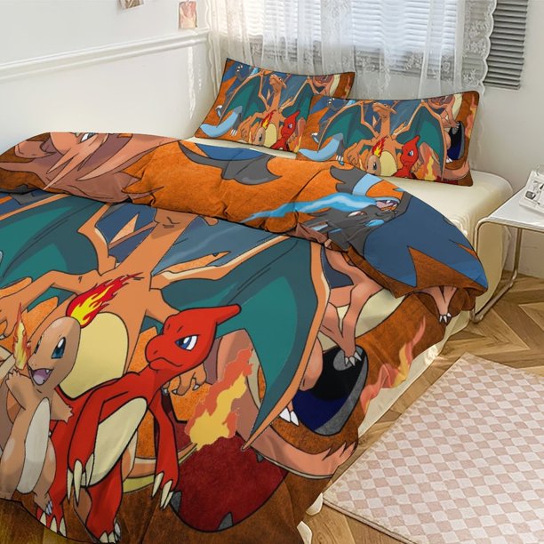 Ch_arma_nder Print Bedding Set Pattern Duvet Cove Set 3 Pieces 1 Quilt Cover And 2 Pillowcases for Women Men Teens