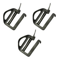 Magideal - Hebillas De Correa, Clips De Sujeción, Hebillas De Liberación De Repuesto, Herrajes Para Ropa, Cinturones, Reparación De Mochilas, Bolsos, Accesorios 3 Piezas