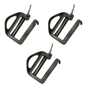 Magideal - Hebillas De Correa, Clips De Sujeción, Hebillas De Liberación De Repuesto, Herrajes Para Ropa, Cinturones, Reparación De Mochilas, Bolsos, Accesorios 3 Piezas