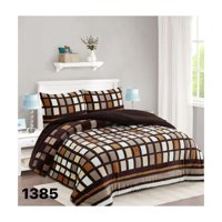 Genérico - Cobertor Chiporro 2 Plazas - Café Cuadrados 1385