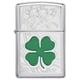 thumbnail image 2 of Mechero de bolsillo Zippo Clover Design, cromado muy pulido, 2 of 7