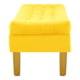 thumbnail image 3 of Banqueta Wood 2c Felpa 01 Amarillo, 3 of 4