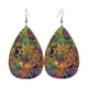 thumbnail image 3 of Bohemian Pattern Leather Earring Teardrop PU Dangle Party Earrings For Women Girls, 3 of 5