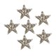 thumbnail image 5 of 6PCS Parches De Estrellas De Diamantes De Imitación Para Planchar Y Coser Apliques De Parche Gris Claro, 5 of 5