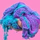 thumbnail image 3 of Cubo dúo de arena Play-Doh Sand en balde dos colores rosa y azul, 3 of 5