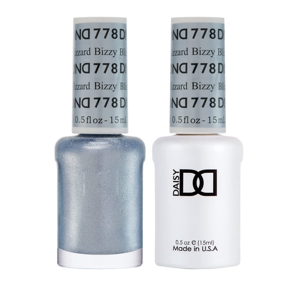 Set de esmaltes en gel DAISY DND Blue Collection, 15 ml, Bizzy Blizzard