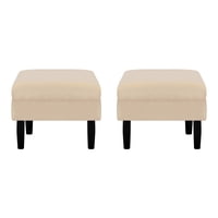 Bodevir - Set Pouf Sky 1C Felpa 00 Beige