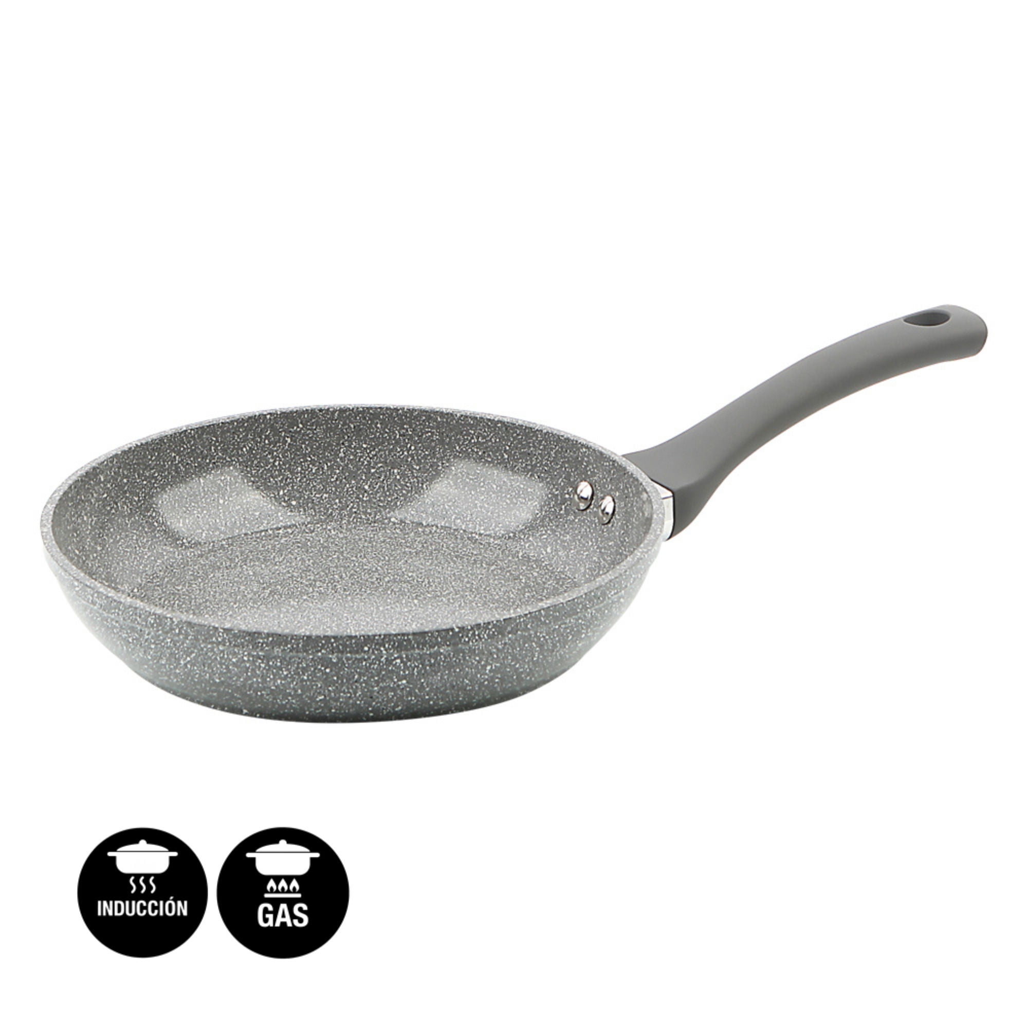 Mainstays - Sartén 20Cm Forjado Ceramica Antiadherente 1 Pieza Aluminio