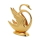 thumbnail image 2 of Figura De Cisne Dorado Servilletero De Metal Adorno De Mesa L 13,5x5x15,6cm, 2 of 5