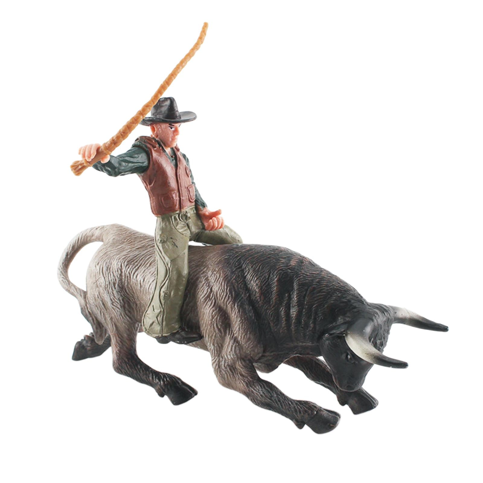Bothyi - Figuras Taurinas Animal Ganado Estatua Independiente Coleccionable Ornamento Ombre