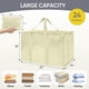 thumbnail image 5 of Bolsas de almacenamiento TICONN 8 unidades Extra grandes 69x36x38 cm crema, 5 of 9