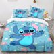 thumbnail image 1 of Stitch Bedding Duvet Cover Anime Bedding Sets 3D Printed Lightweight 3 Pieces Comforter Cover Sets, 1 of 5
