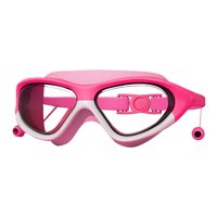 Ioensy - Gafas De Natación Para Niños, Gafas Antivaho De Visión Amplia Para Deportes Acuáticos En Interiores Y Exteriores, Blanco Y Rosa