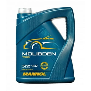 Aceite De Motor Molibden 10W40 Mannol 5Lts Mos2 Negro