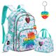thumbnail image 1 of 3pcs Kids Backpacks for Girls School Bag with Lunch Box Set Cute Bookbag for Primary School, 1 of 3