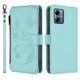 thumbnail image 2 of Funda Cartera Mariposa para [Motorola Moto G Play 2025] con Soporte y Cremallera Verde menta, 2 of 6
