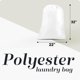 thumbnail image 2 of Bolsa de lavandería Handy Laundry 56 × 81 cm Poliéster blanca, 2 of 7