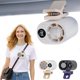 thumbnail image 1 of Ventilador clip coche LED 199 velocidades semi enfriamiento USB recargable coche trabajo, 1 of 8