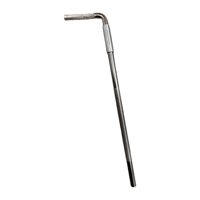 Magideal - Varilla De Montaje De Percusión, Soporte De Tom De Barra En L, Varilla De Montaje De Cencerro De Repuesto De Metal, Brazo De Montaje De Cencerro Para