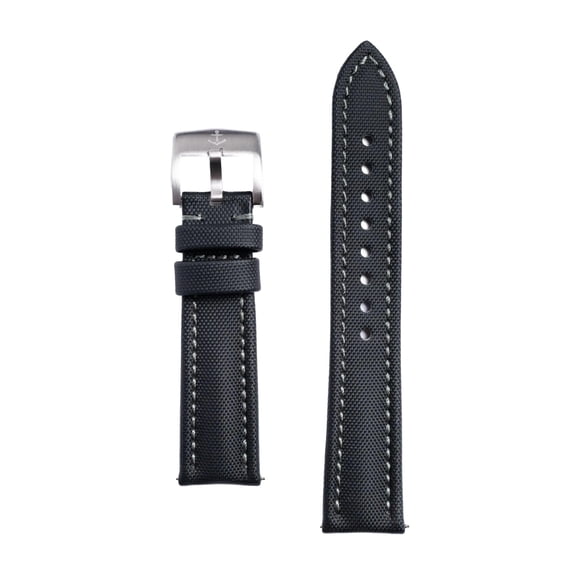 Correa de Reloj Anchor Strap Co 22 mm Negra Resistente al Agua