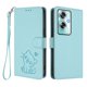 thumbnail image 1 of Carcasa Billetera de Cuero Sintético para OnePlus Nord N30 SE 5G, Verde Claro, 1 of 6