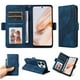 thumbnail image 3 of Carcasa FOXDOCK Xiaomi Poco M6 4G de cuero PU, diseño acolchado clásico, protección contra caídas y rayones, 3 of 5