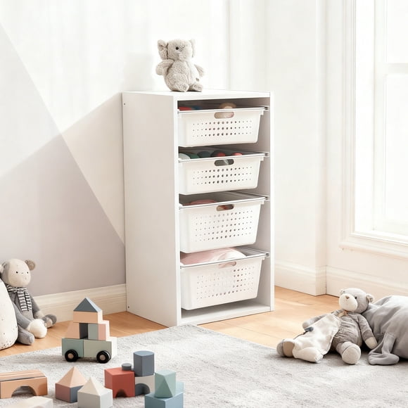 Cajonera Infantil 41x34x79 Cm Blanco