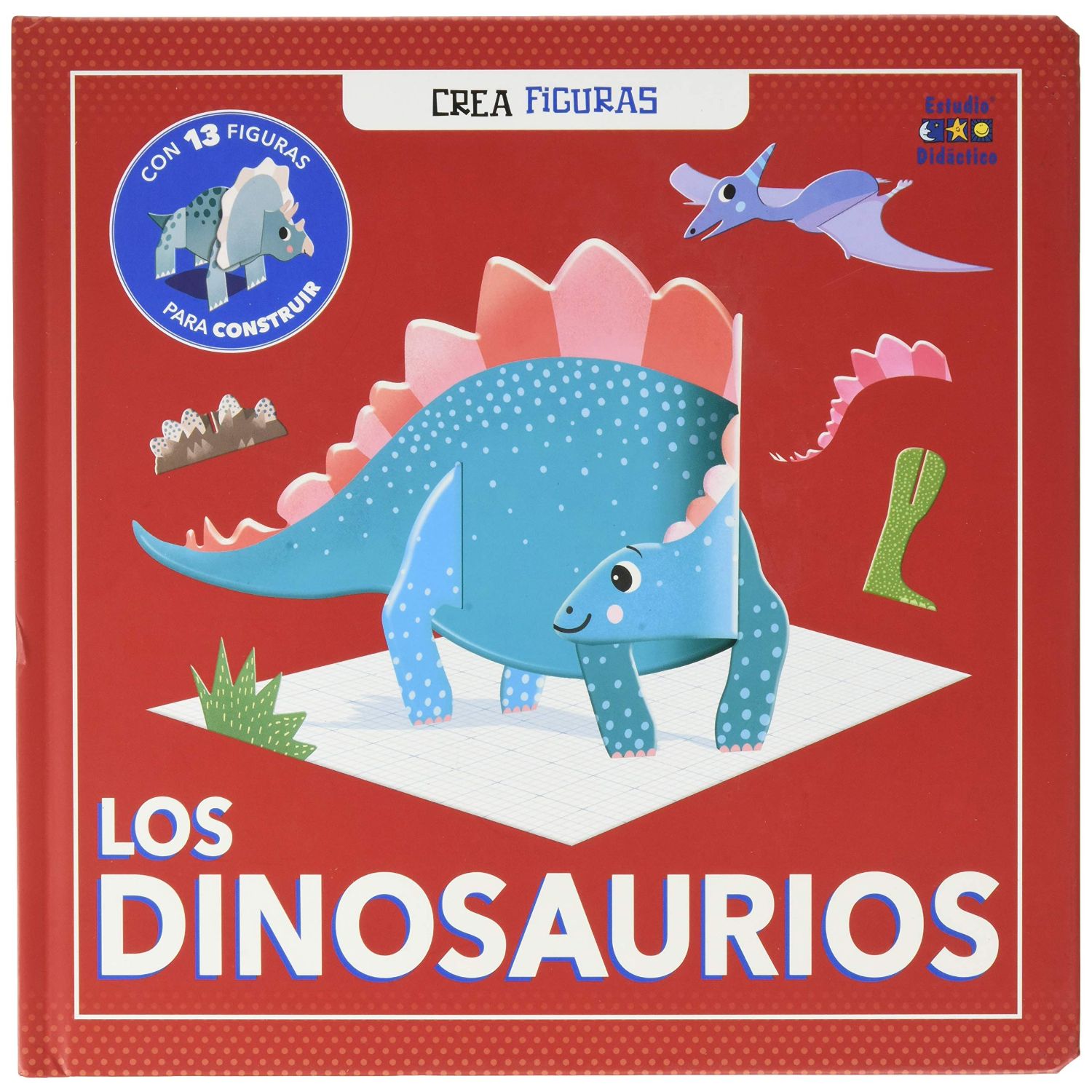 Edimat Libros - Libro Dinosaurios (Crea Figuras)