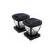 thumbnail image 1 of Lámparas solares de tapa para poste Home Zone Living, paquete de 2, negro, 1 of 9