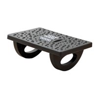 Bothyi - Reposapiés Debajo Del Escritorio, Taburete Ergonómico Para Pies Para Estudio, Accesorios De Viaje, Trabajo, Negro