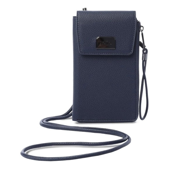 Portacelular Smooth Para Mujer Con Rfid Blocker Azul