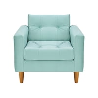 Bodevir - Sofa Retro 1C Felpa 04 Verde Agua