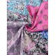 thumbnail image 5 of Agnes Orinda Camisetas sin mangas boho de talla grande para mujer, cuello redondo plisado, sin mangas, dobladillo curvado, casual, playero, fluido, camisola, camiseta 2X azul, 5 of 6