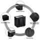 thumbnail image 4 of Bolsas de la compra WhoseBags 18 L negras, pack de 2, aisladas, 4 of 6