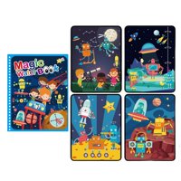 Magideal - Bonito Álbum De Pintura Al Agua, Educación Temprana, Cognición, Material Didáctico, Artes, Juguete, Tableta De Dibujo Para Niñas, Niños, Fiesta, Regal Robot