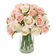 thumbnail image 1 of Flores artificiales 24 pzs rosas decorativas, 1 of 3