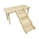 thumbnail image 5 of Plataforma De Madera Para Hámster Con Escalera, Juguete Para Escalar Para Ratas, Ardillas Enanas, Mesa M Y Escalera L, 5 of 5