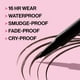 thumbnail image 2 of Delineador líquido wet n wild Breakup Proof Ultra Black, 2 of 3