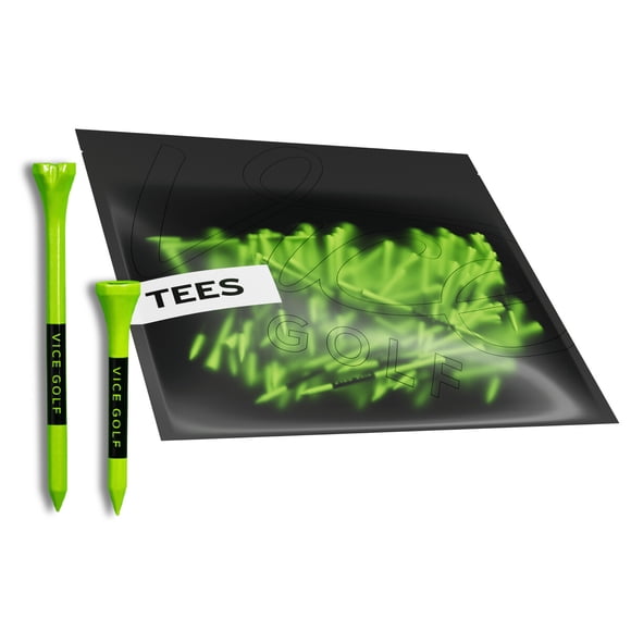 Tees Golf Vice Bamboo 75 Unidades Verde 3.3/2.1 cm Eco